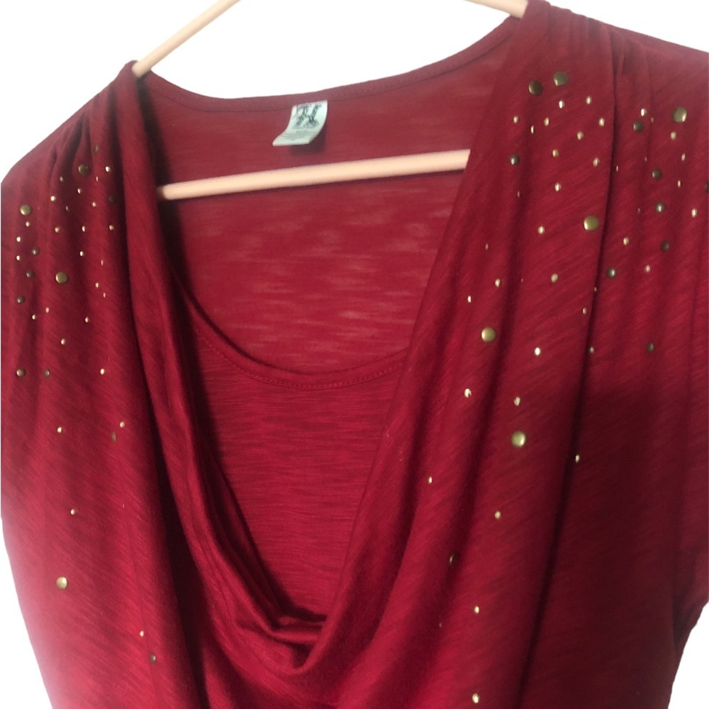 Hybrid Red Blouse